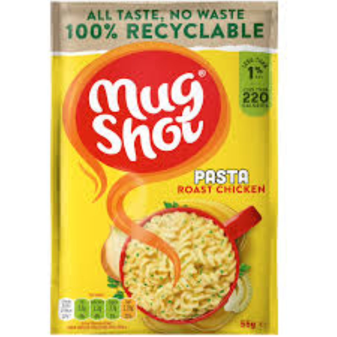 MUG SHOT PASTA ROAST CHICKEN 55G